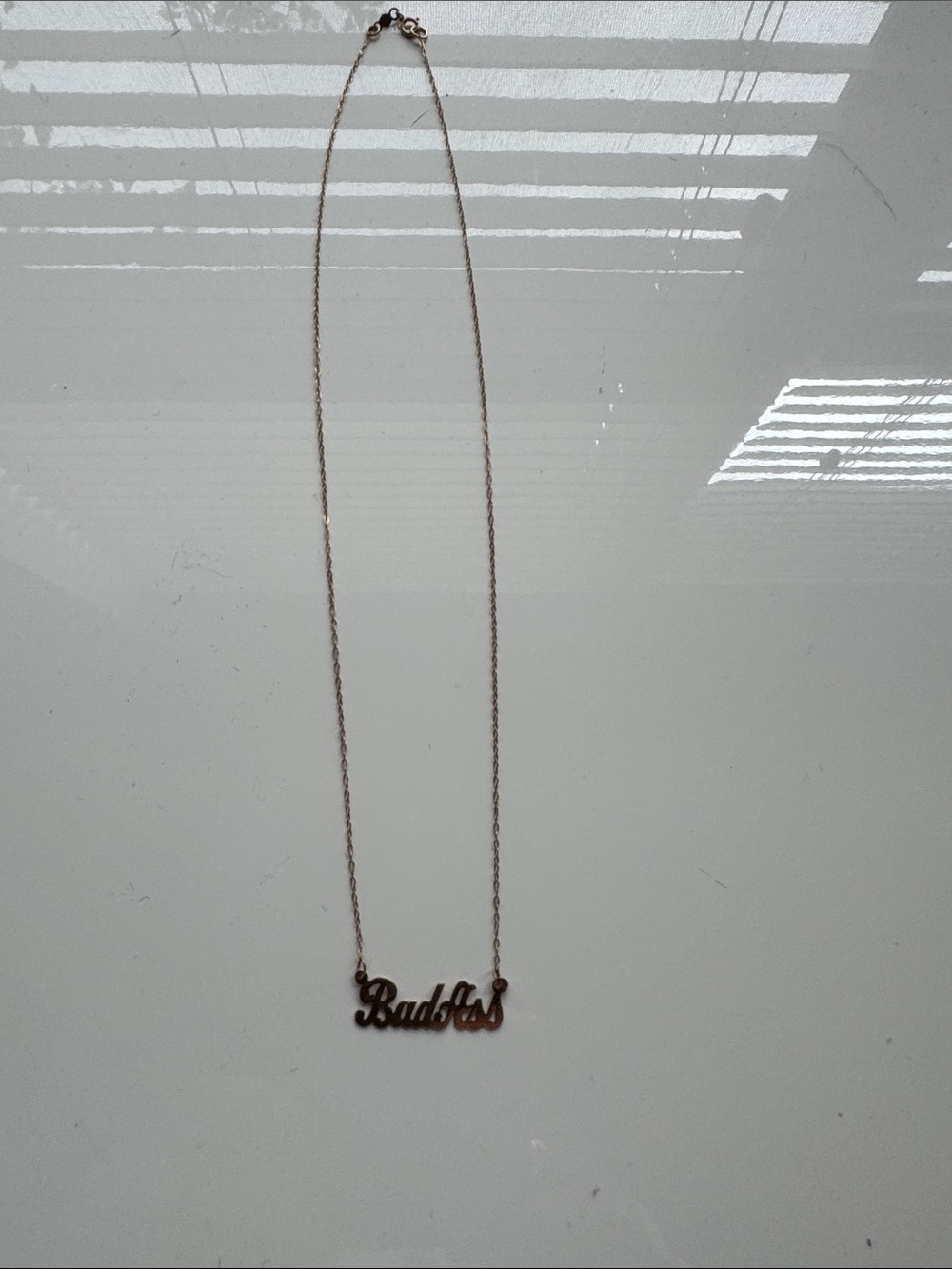 VINTAGE 14K GOLD “BADASS” NECKLACE - Picture 2 of 4